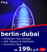 Flüge Berlin-Dubai ab 199 Euro